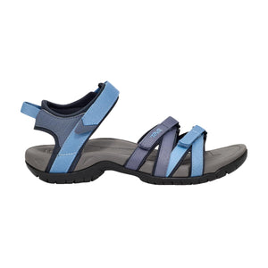 Tirra blue multi damesandal