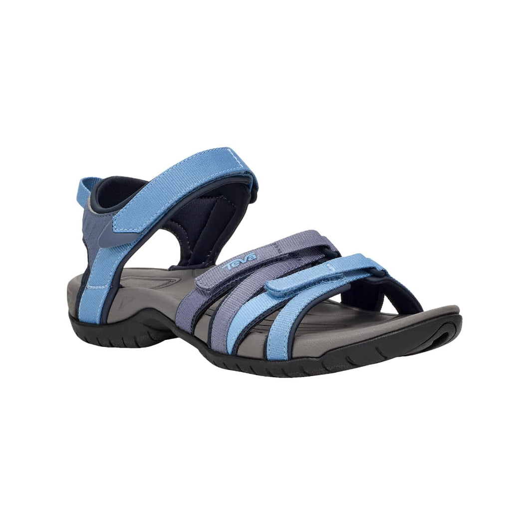 Tirra blue multi damesandal