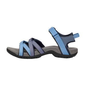 Tirra blue multi damesandal