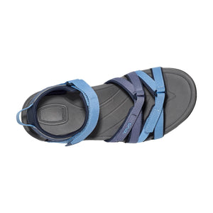 Tirra blue multi damesandal